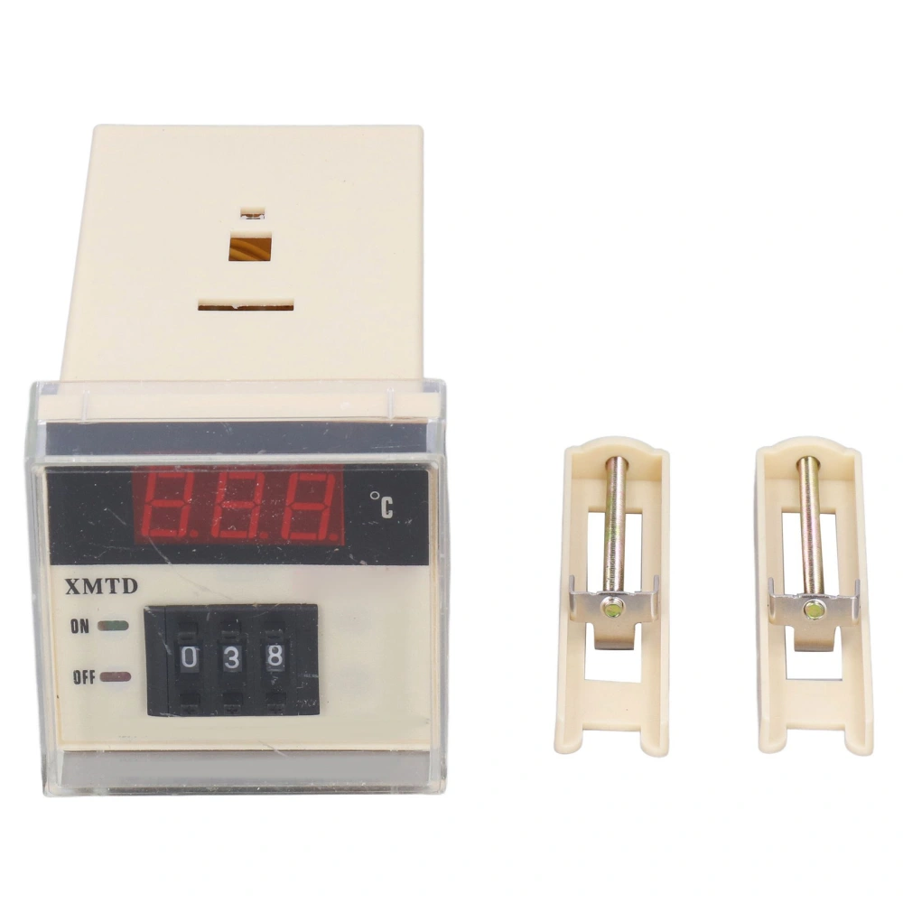 Temperature Controller Thermostat Digital Display 0‑999℃ K Type for Heating Cooling AC