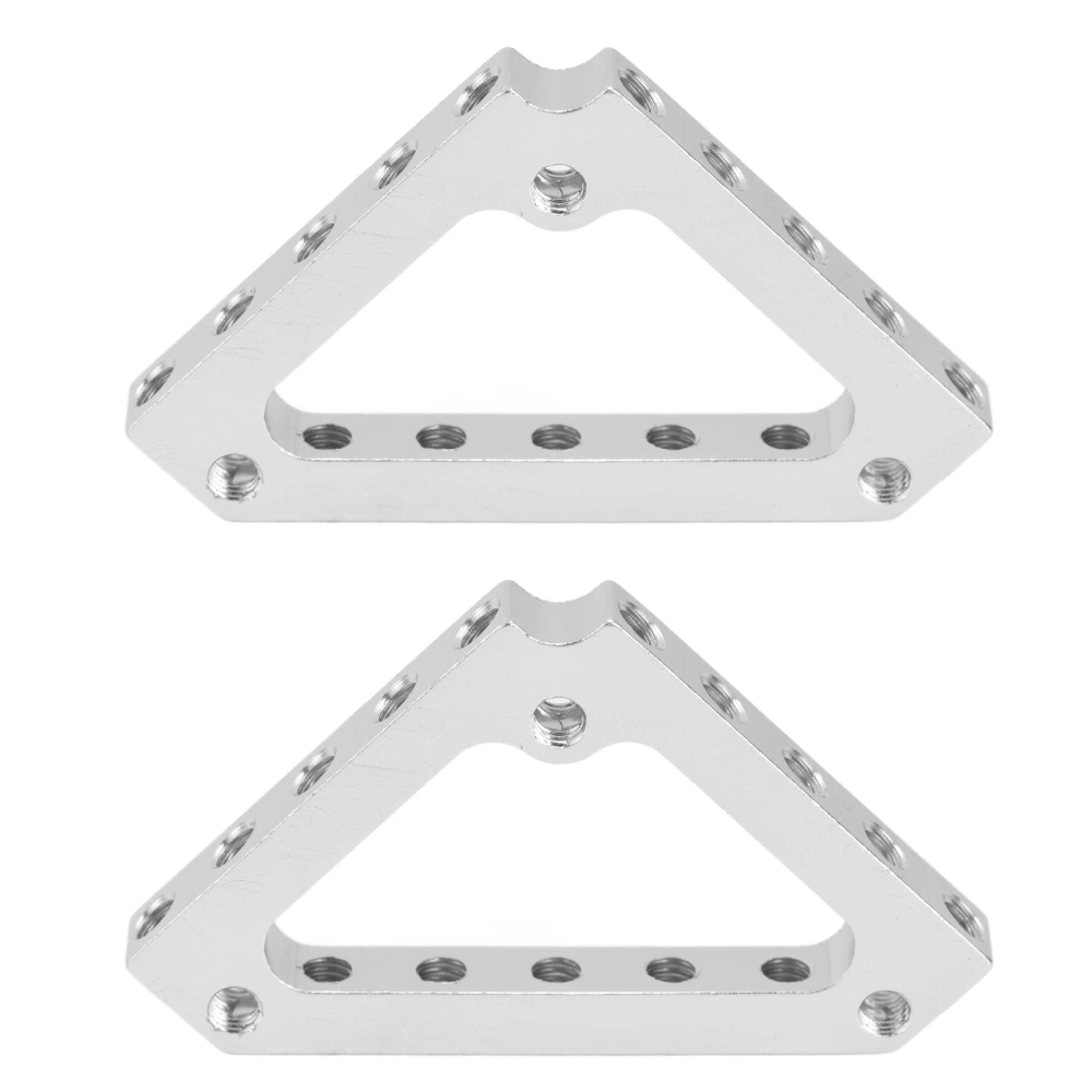 2Pcs Triangle Support Brackets Aluminum Angle Corner Connector for Connecting 43mmx43mm