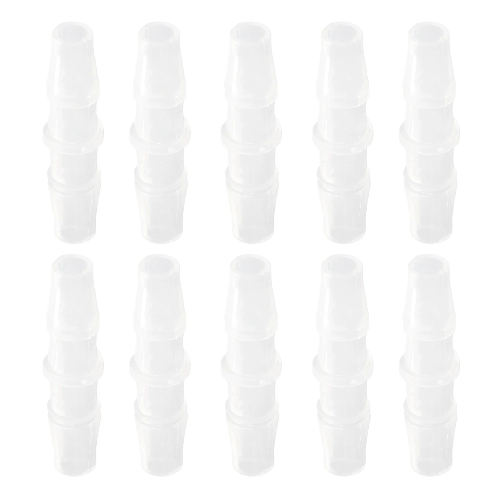 10Pcs Hose Fitting PP Tube Connector Joint Equal Diameter Straight Through Set Kit 7.9‑7.9