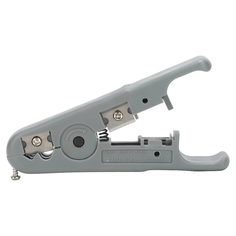 Coaxial Cable Stripper Rotary Manual Wire Stripping Tool for Telephone Line Network Cables