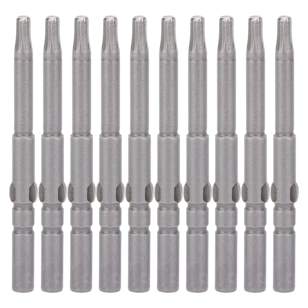 10Pcs Strong Magnetic Screwdriver Bits Hex Socket Harden Electric Hardware Tools