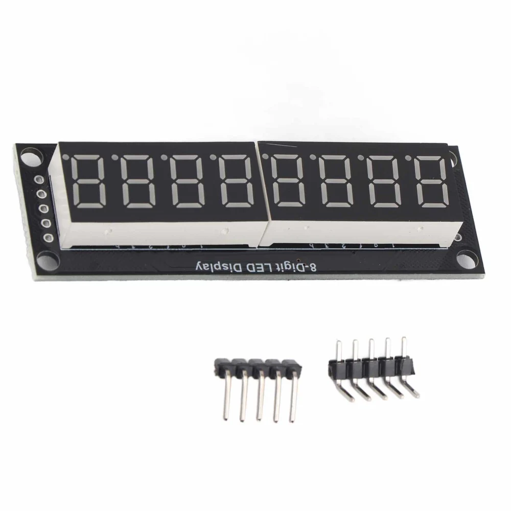 Digital Tube Display Module LED 8 Digit 7 Segment 0.36in TM1637 Drive Chip Yellow