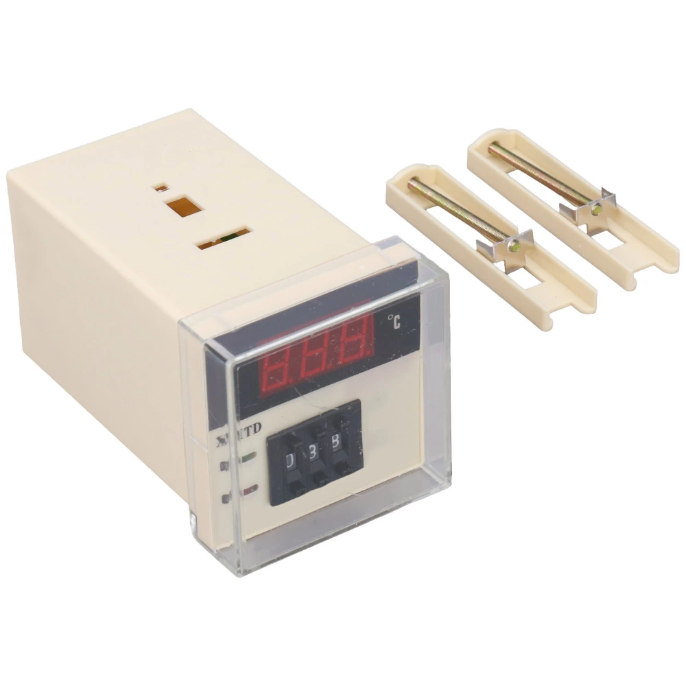 Temperature Controller LCD Digital Display Clear Display XMTD‑2001 0‑399℃ Digital Temperature Controller