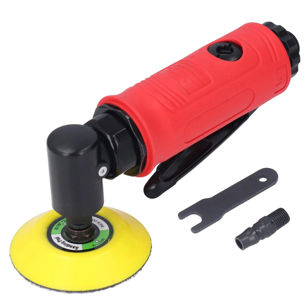 3in Disc Industrial Air Die Grinder 90° Right Angle Non Eccentric Pneumatic Grinder 10000rpm