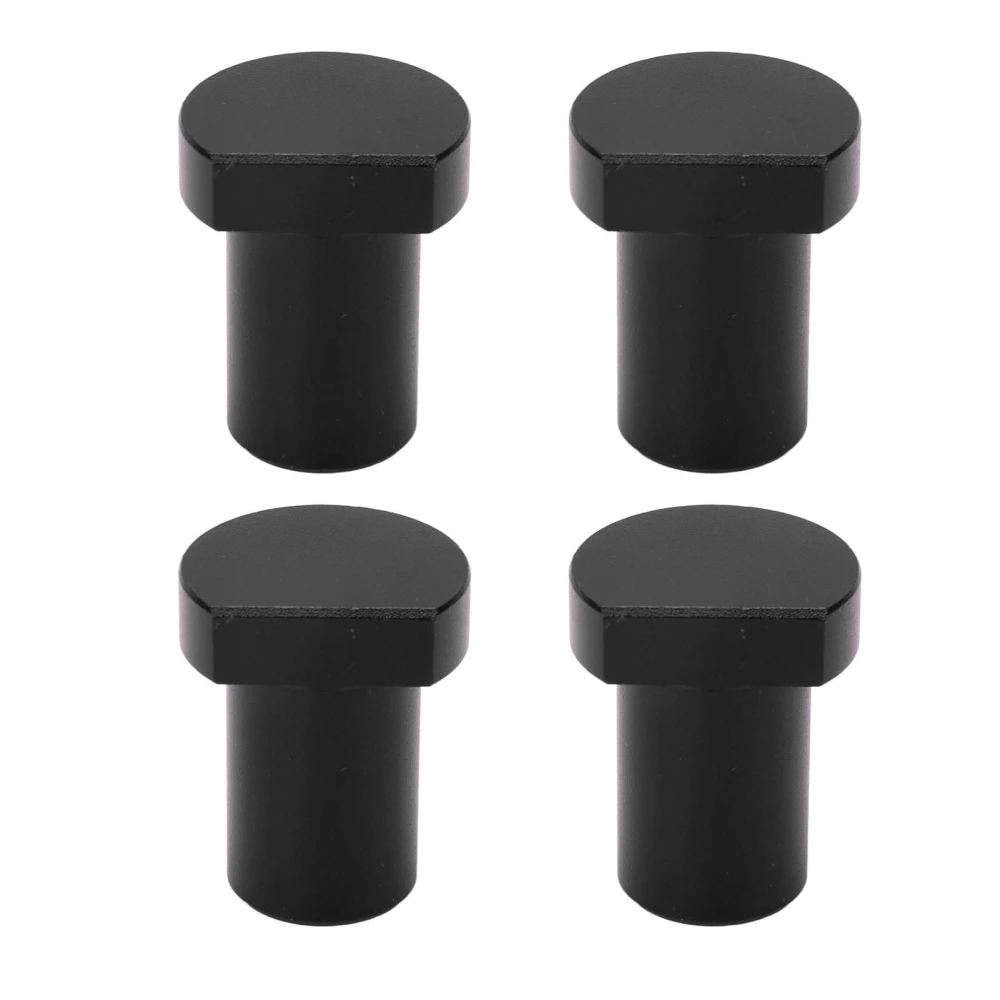 4 Pcs Bench Dogs 19mm Diameter Workbench Peg Aluminum Alloy High Strength Woodworking Desktop Stop Tenon Black