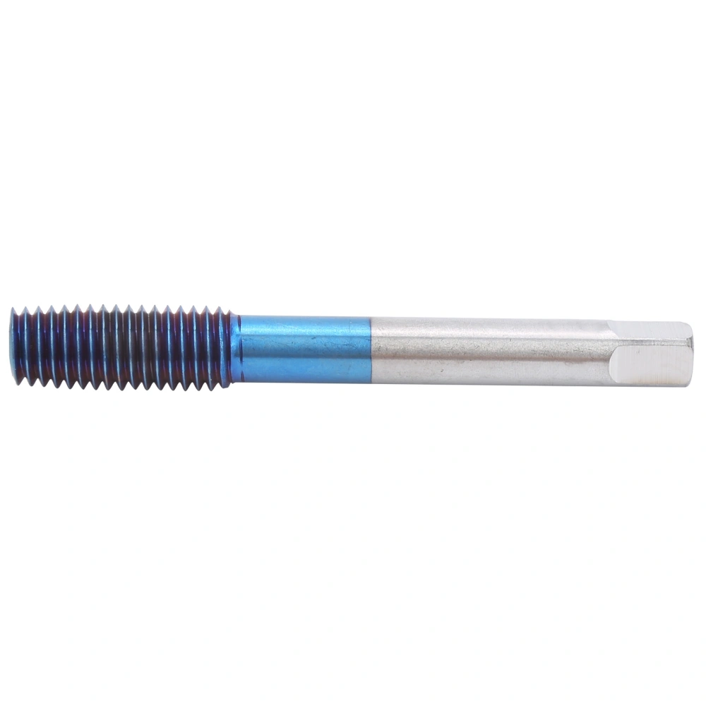 Thread Tap Nano Blue Coating Tungsten Steel Metric Straight Handle Machine Tapping ToolM10