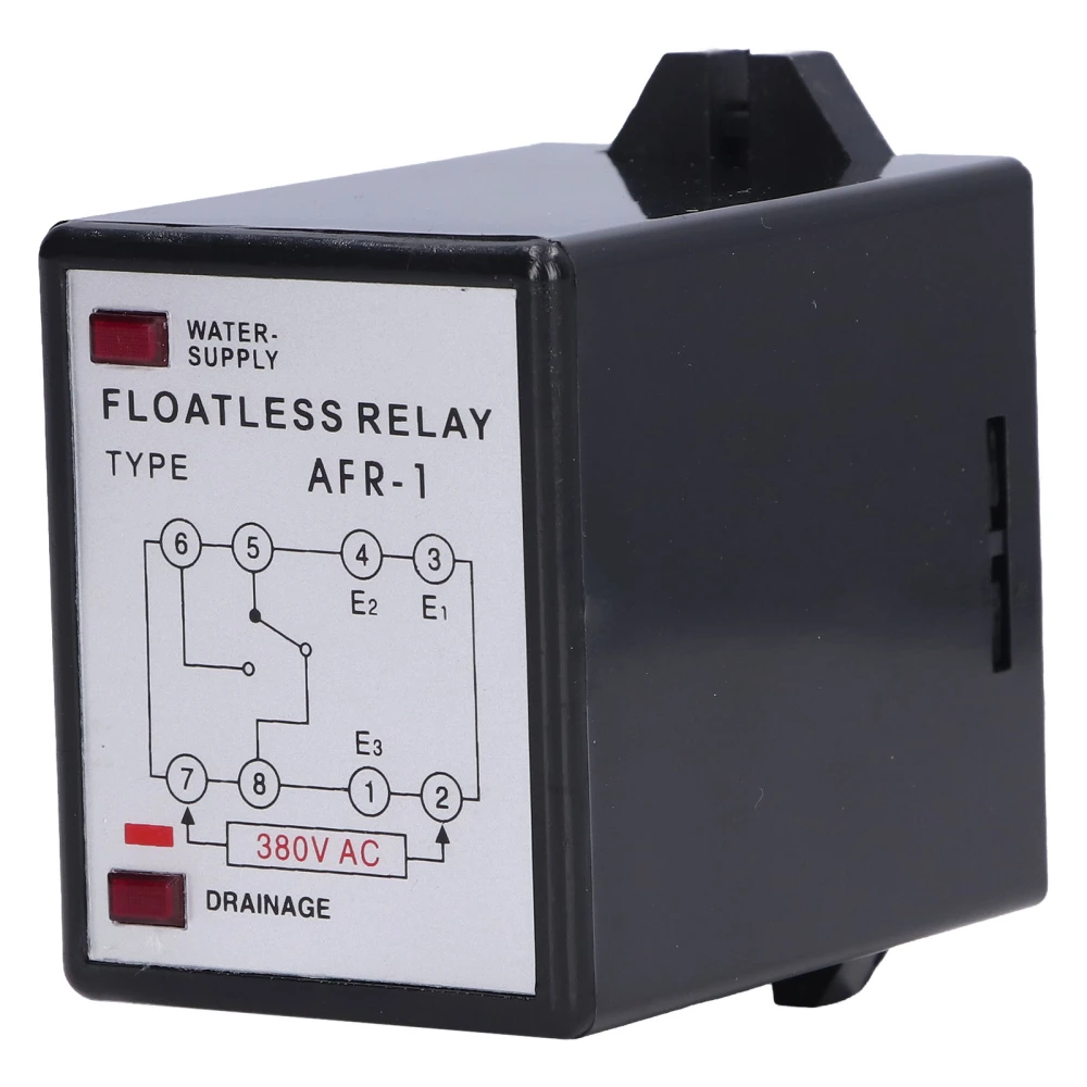 Water Level Controller Clear Printing Anti Interference High Contact Capacity AFR‑1 Liquid Level Controller 380V