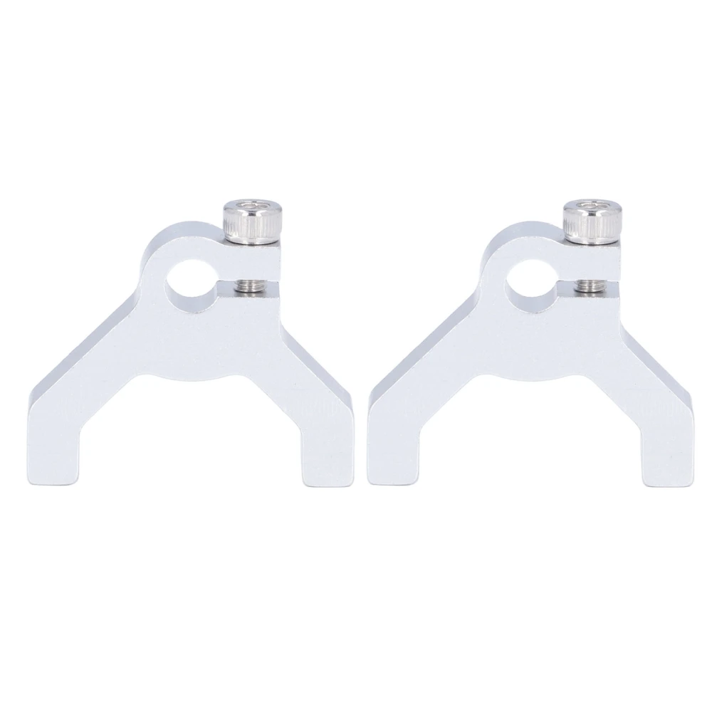 2PCS Clamping Support 1 Side 2 Post M4 Thread Aluminum Clamp Mount Robot Shaft Accessories3400‑0032‑0250 1/4in