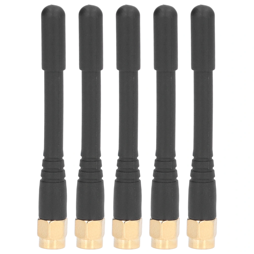 5 Pcs High Gain Antenna Waterproof Strong Signal Omnidirectional Rod Antenna with SMA Male Interface