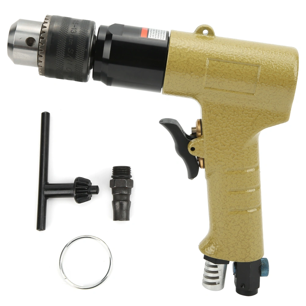 Air Drill Pistol Type Pneumatic CW CCW Industrial Wood Drilling Machine 1/2 13mm KP‑554N