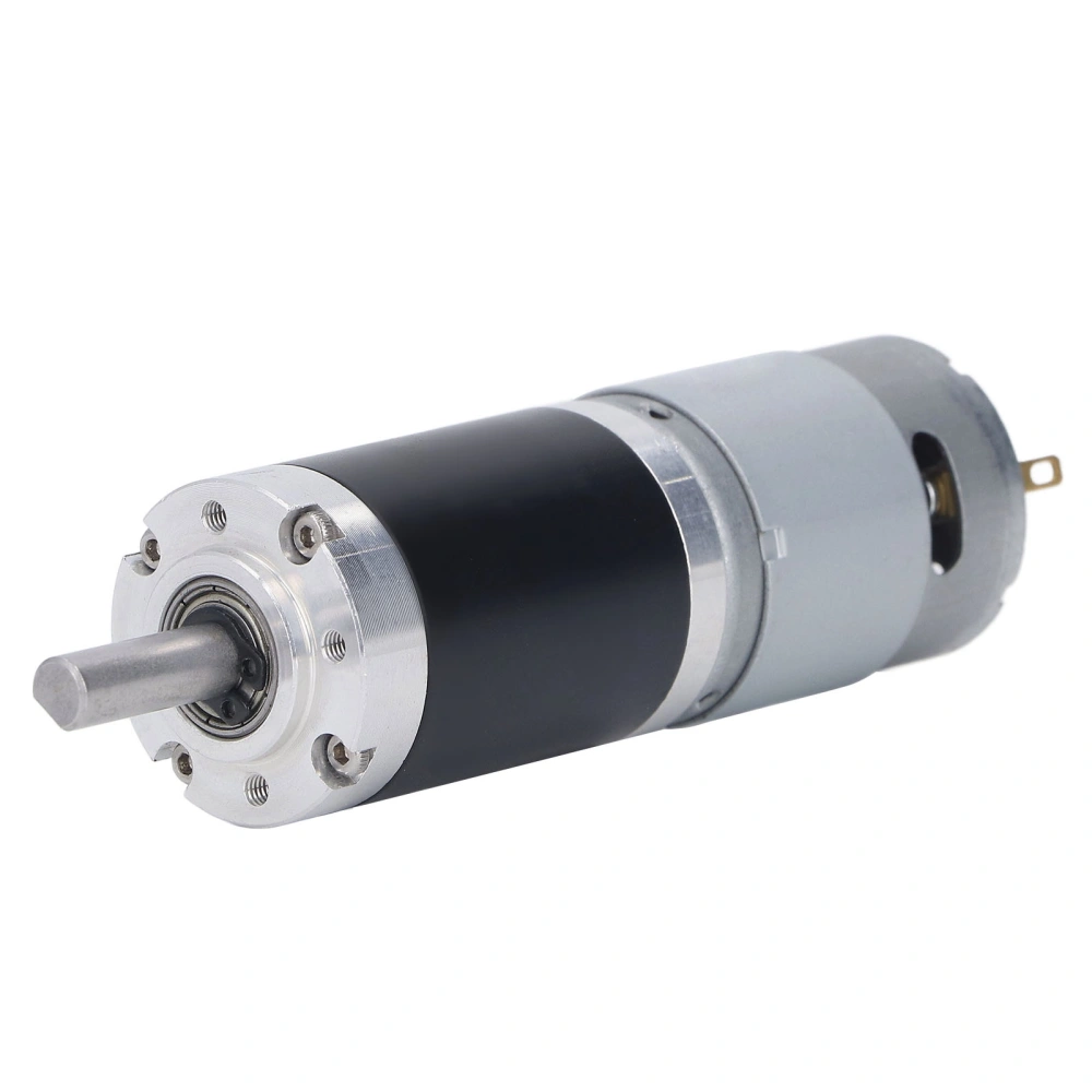 Brushed DC Motor All Metal Pure Copper Wire Rotor Fast Heat Dissipation Small DC Reduction Motor for Machinery 111RPM