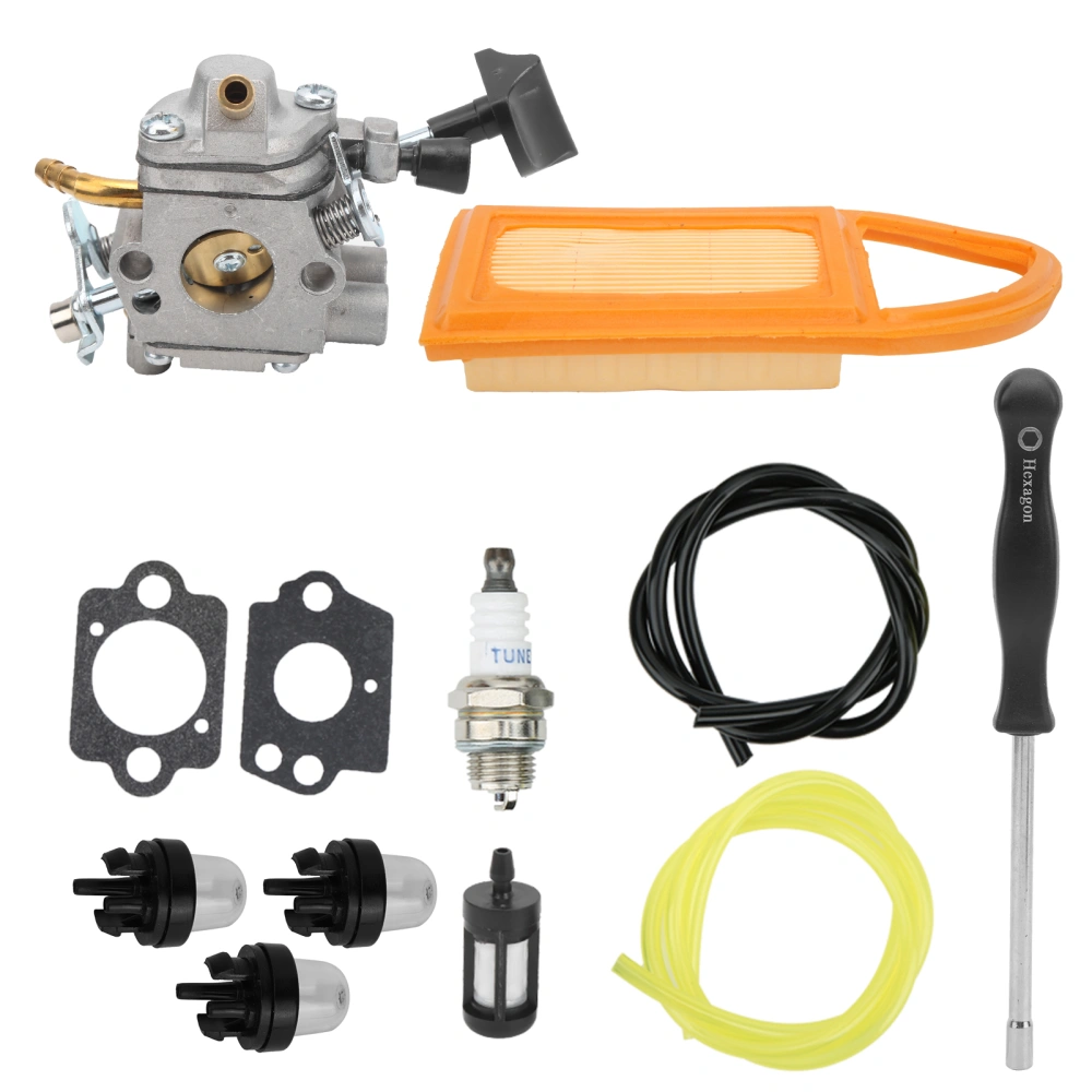 Carburetor Carb Kit Air Flue Filter Oil Tube Fit for Stihl BR500 BR550 BR600 Backpack Leaf Blower