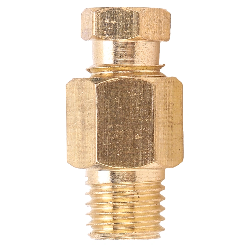 Brass Fitting Straight Through Threaded Pipe Connection Nipple Industrial Joint Supplies(PD408 )