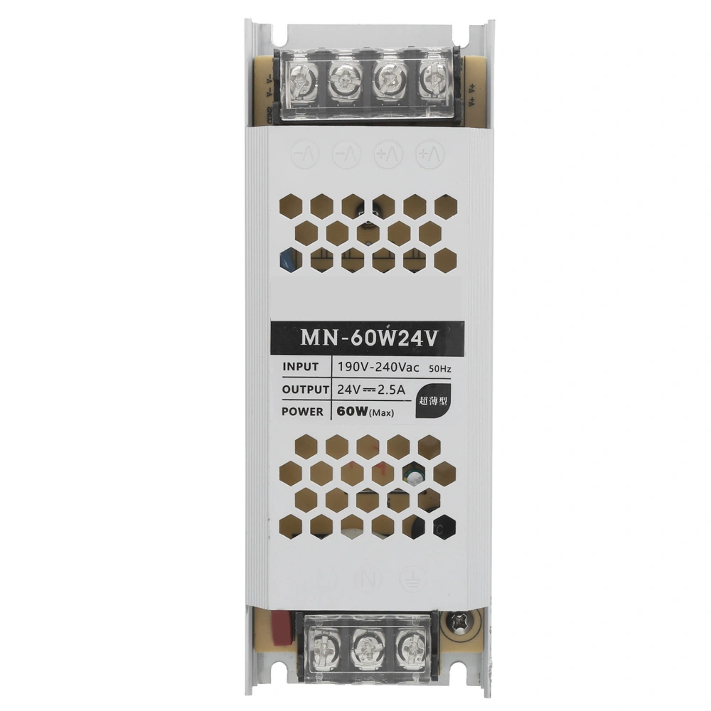 60W Switching Power Supply LED Strip Driver Lighting IP68 Protection Level CTN Series AC190-240V24V