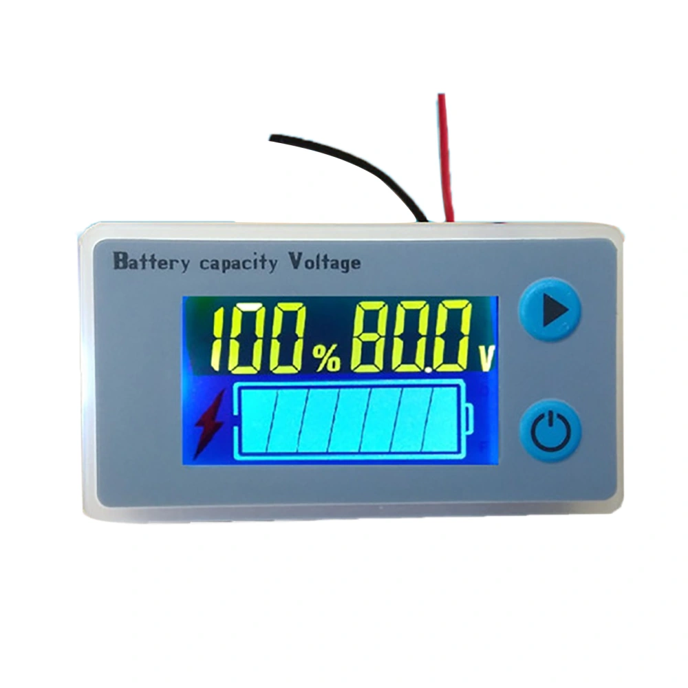 Battery Capacity Voltage Meter LCD Screen Indicator Electricity Voltmeter for Car 12V