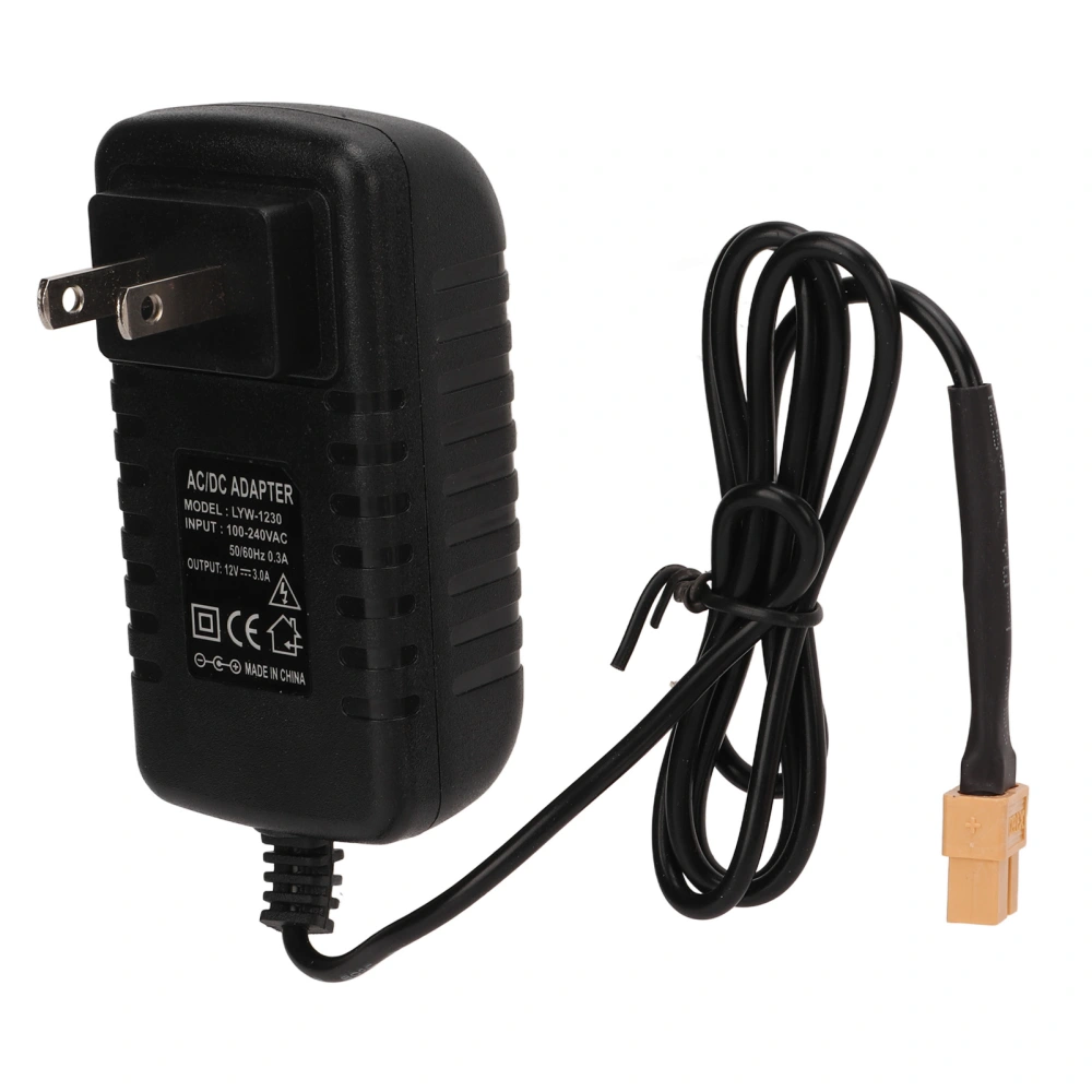 Lipo Battery Charger Power Supply Adapter 12V 3A AC to DC Accessories 100‑240V XT60