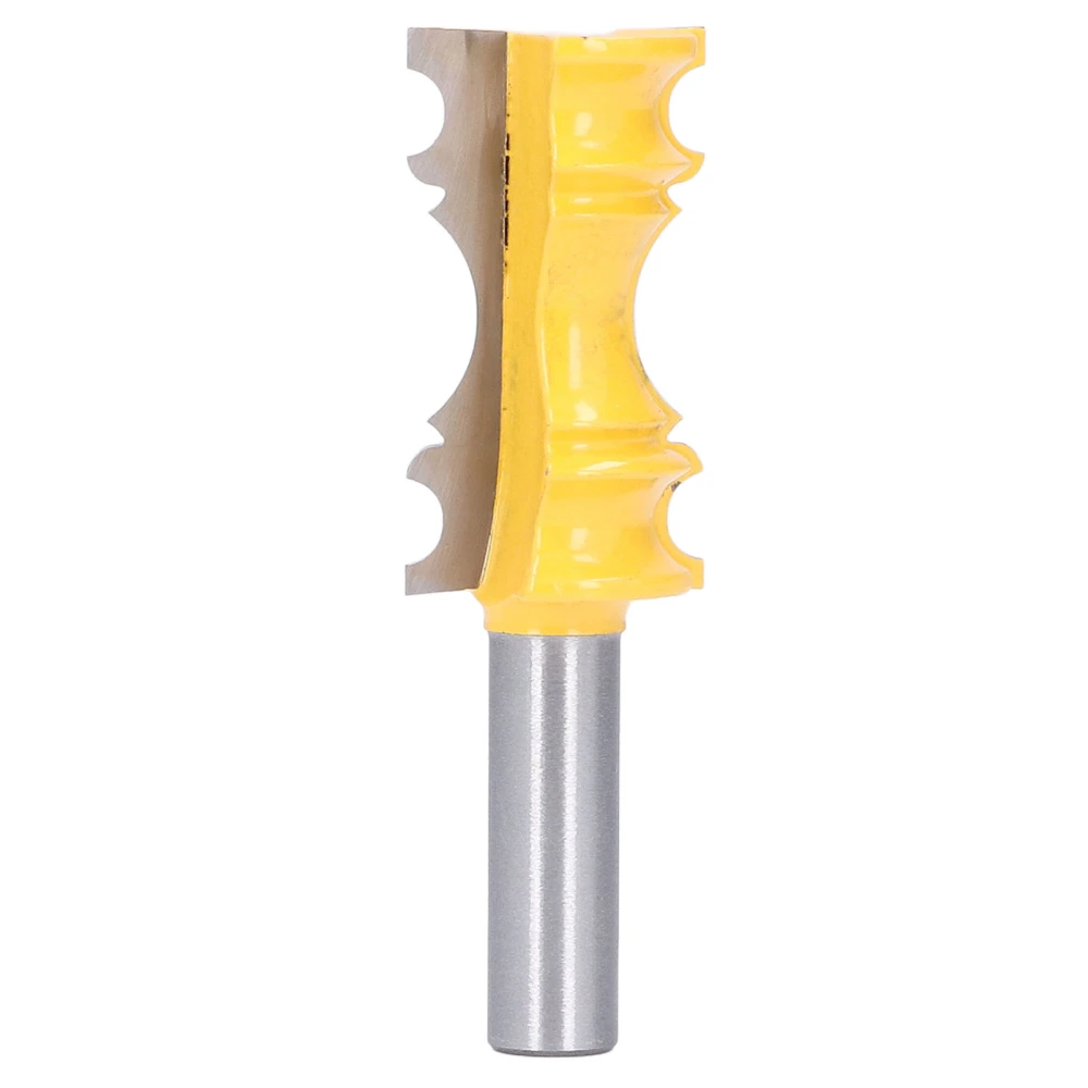 Chair Rail Molding Router Bit Carbon Steel Alloy Crown Shape Routers Bits 1‑1/8in Diameter 2in Depth