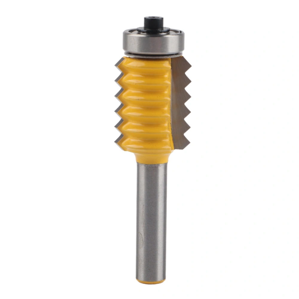 Finger Joint Router Bit Glue Milling Cutter Device 45# Steel V Tenoning Machine 8mm Shank24mm