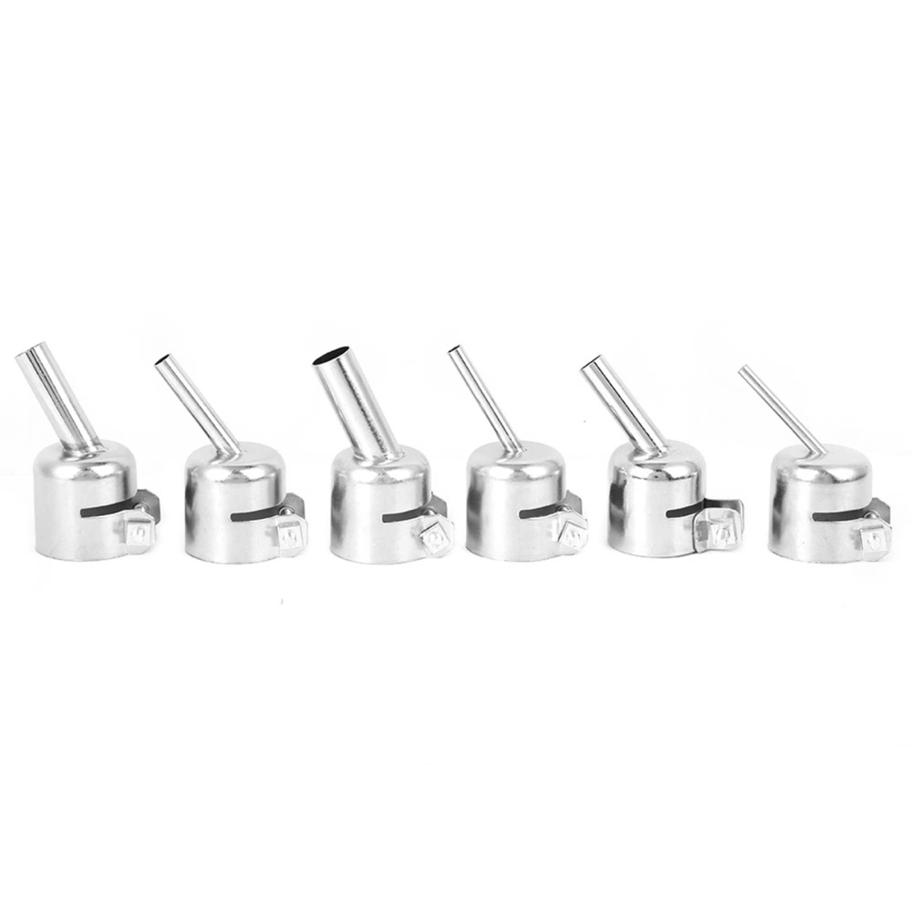 6Pcs Oblique Nozzle 850 for Hot Air Gun Soldering Desoldering Station Accessories