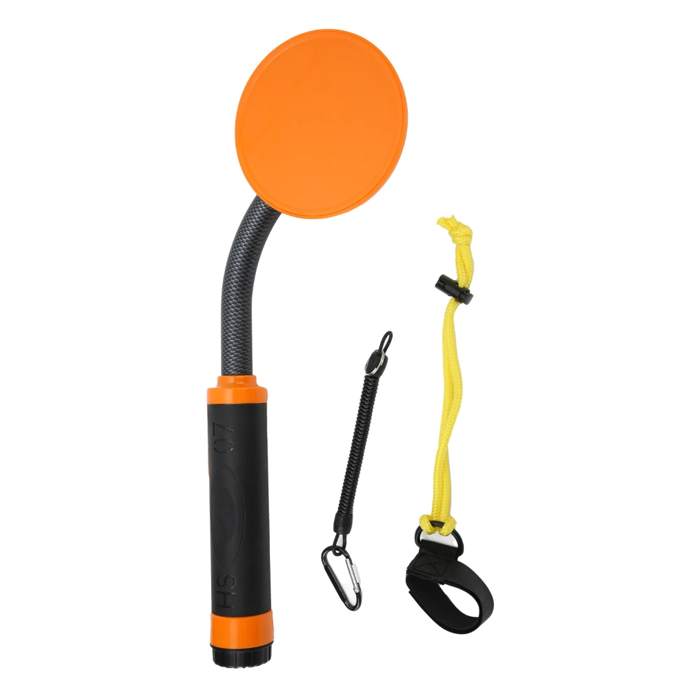 HS‑07 35M Underwater Metal Detector Pinpointer Waterproof Metal Detector for Fish Pond River Orange