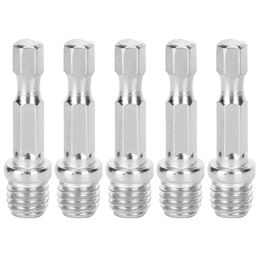 5Pcs Drill Connecting Rod Adapter Electric Drills Screw Shaft Disk Conversion Stick M10