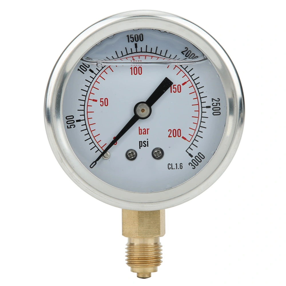 TS PGG604-200bar 1/4BSP Y60 Radial Pressure Gauge for Household Pressure Measurement