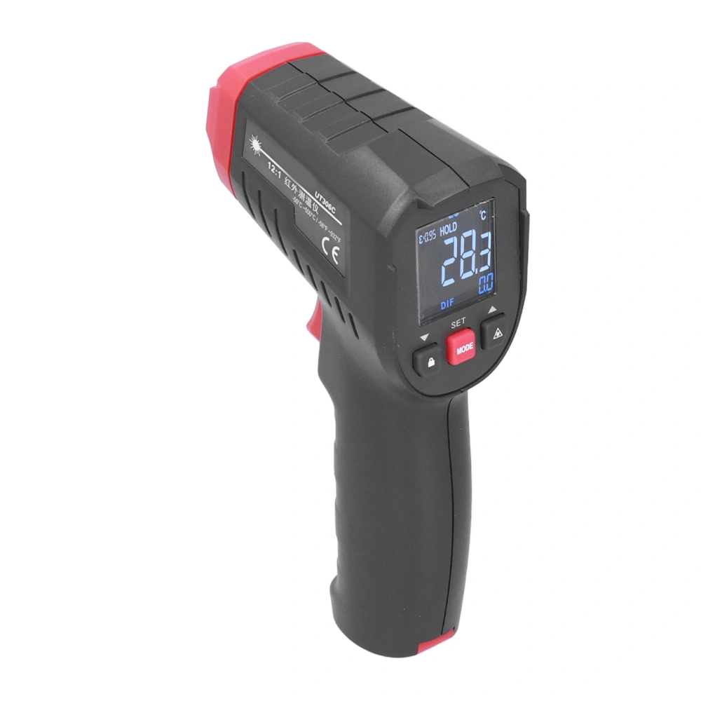 UT306C Digital Thermometer Non Contact Infrared Thermometer Temperature Gun Industrial Thermometer