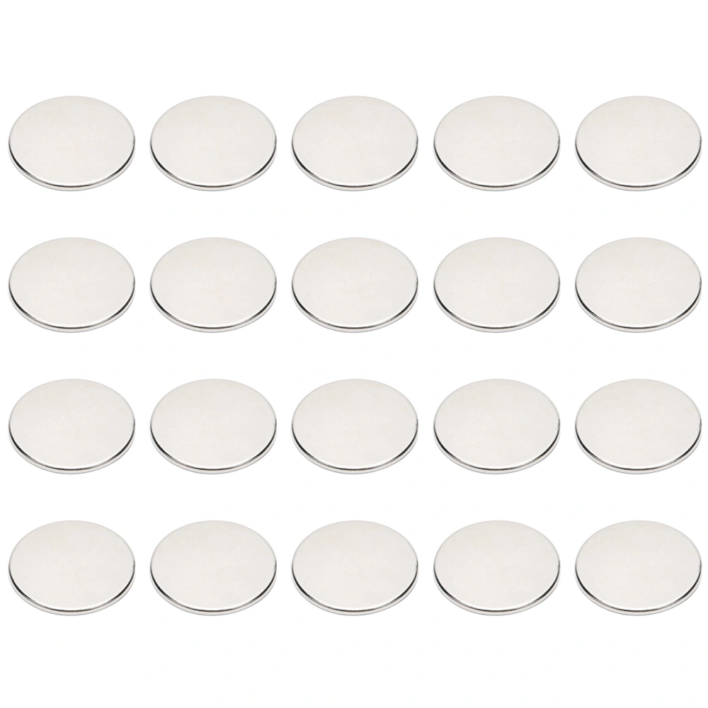 20 Pcs Round Neodymium Magnet Strong Magnetism Heavy Duty Multifunctional Magnet for Refrigerator Whiteboard