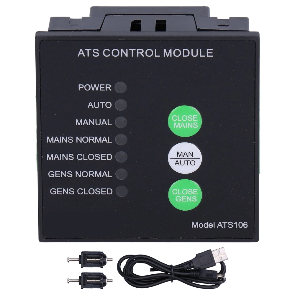 Generator Set Controller Gasoline Diesel Control Protection System Equipment ATS106 8‑35v