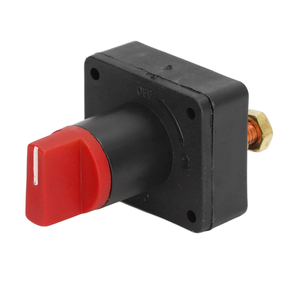 Battery Disconnect Switch ABS Insulation Case Copper Plated Inner Stud Large Current Battery Master Isolator 300A