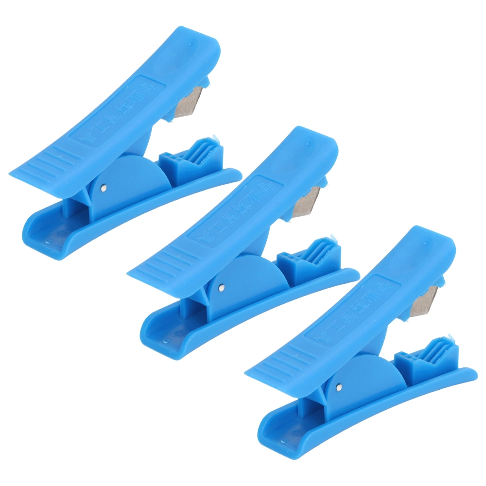 3PCS PTFE Tube Cutter Self Standing Type Stainless Steel Hose Cutting Tool for 3D Printer