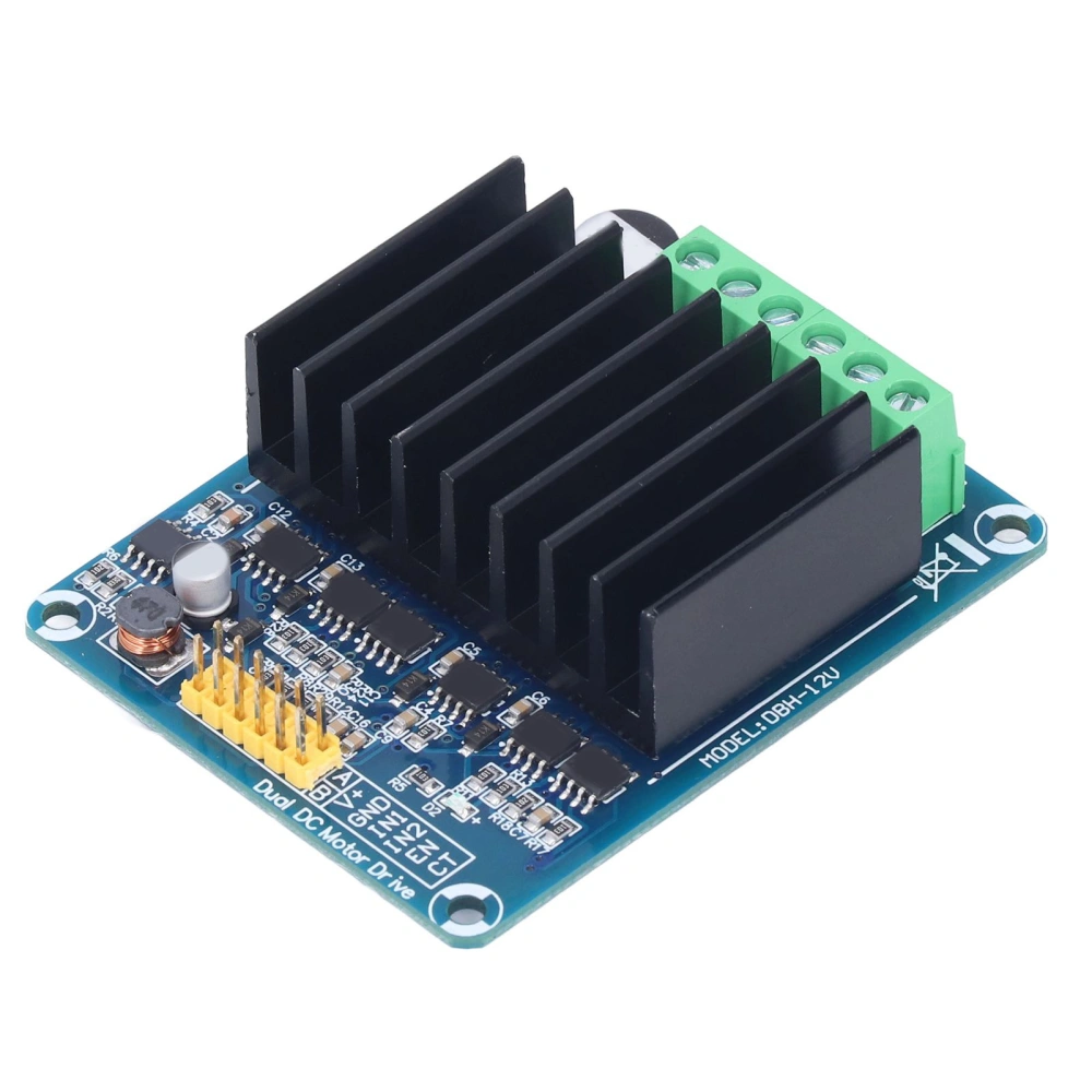 DC5‑15V 30A Motor Driver Module Dual Channel H Bridge DC Motor Drive Module for Intelligent Automobile Motor