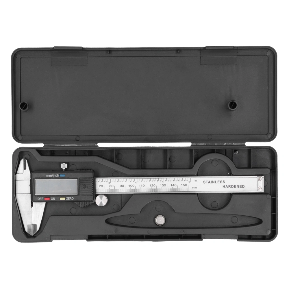 Vernier Caliper Electronic Digital Display Stainless Steel Ruler Measuring Tool 0‑150mm