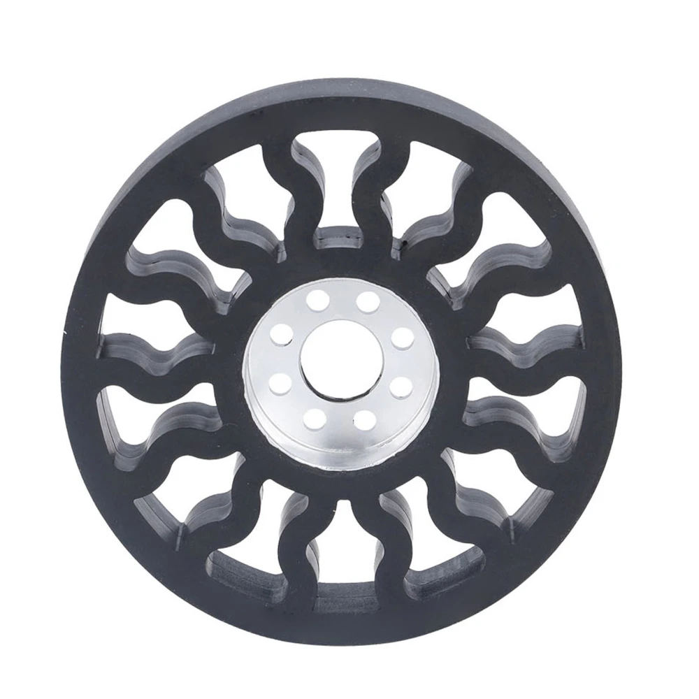 Car Wheel Replacement Aluminum Hub Silicone Rubber Tire for Industrial Robot Accessories5613‑0014‑0072 72mm OD