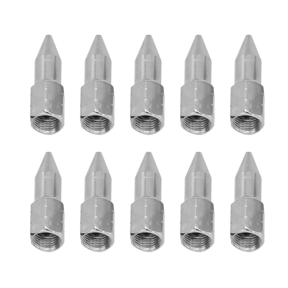 10Pcs Grease Gun Nozzle Pointed Manual Durable WearResistant RustResistant Nozzle Accessories for Machining