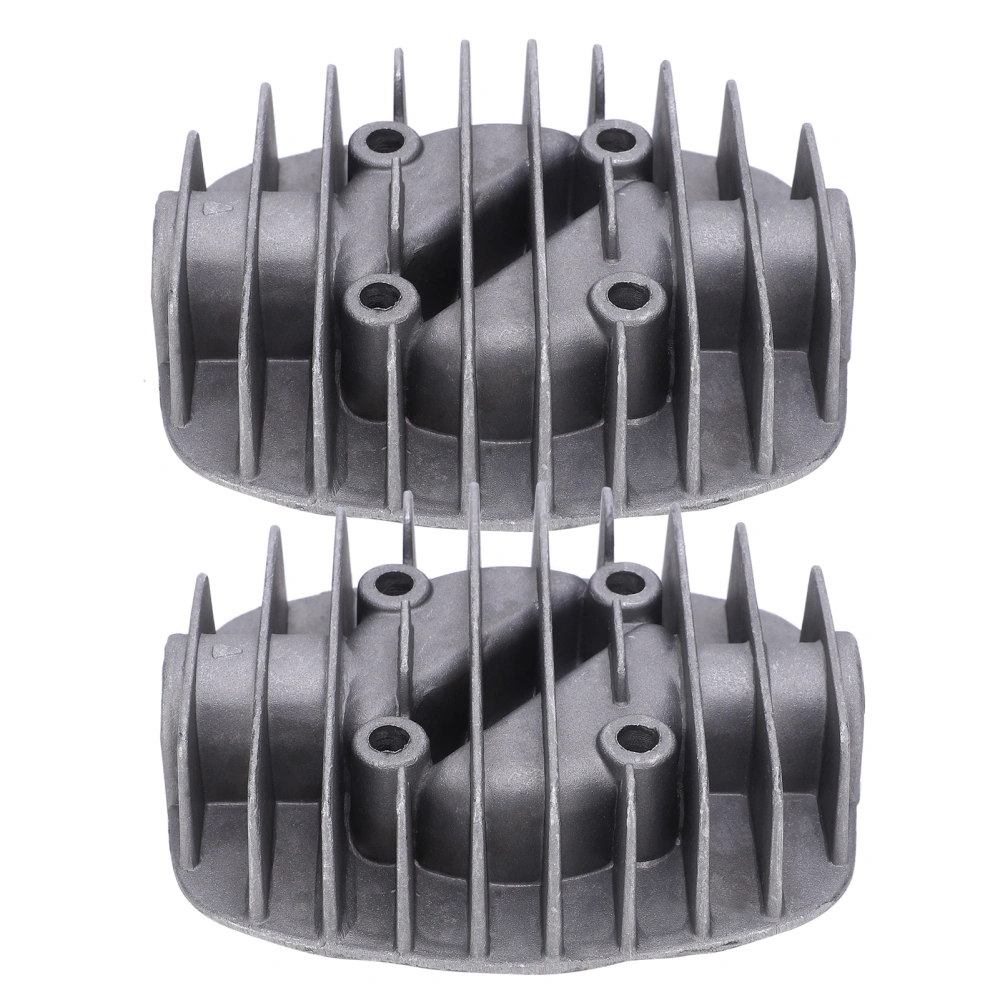 2Pcs Air Compressor Cylinder Head 2.5P/3P/5P/6P DoubleCylinder Cover Accessories