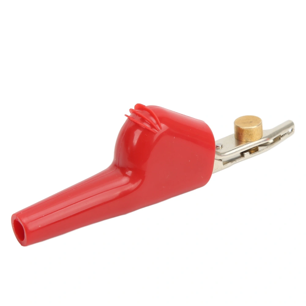 Crocodile Clip Telecom Communication Test Clamp Stripping Free with Needle 25mm Opening J.60043Red