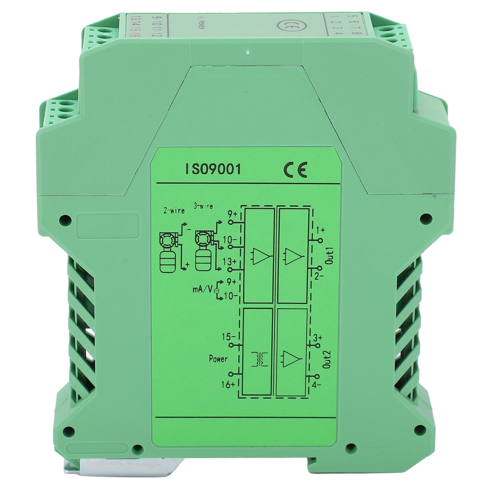 DC Signal Isolator Voltage Current Conditioner 1 Input 2 Output Power Supply Distributor