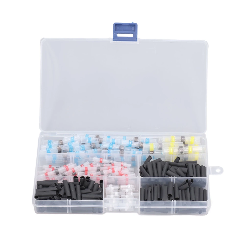 Solder Seal Wire Connectors Heat Shrink Tubing Kit Marine Insulated Electrical Terminals