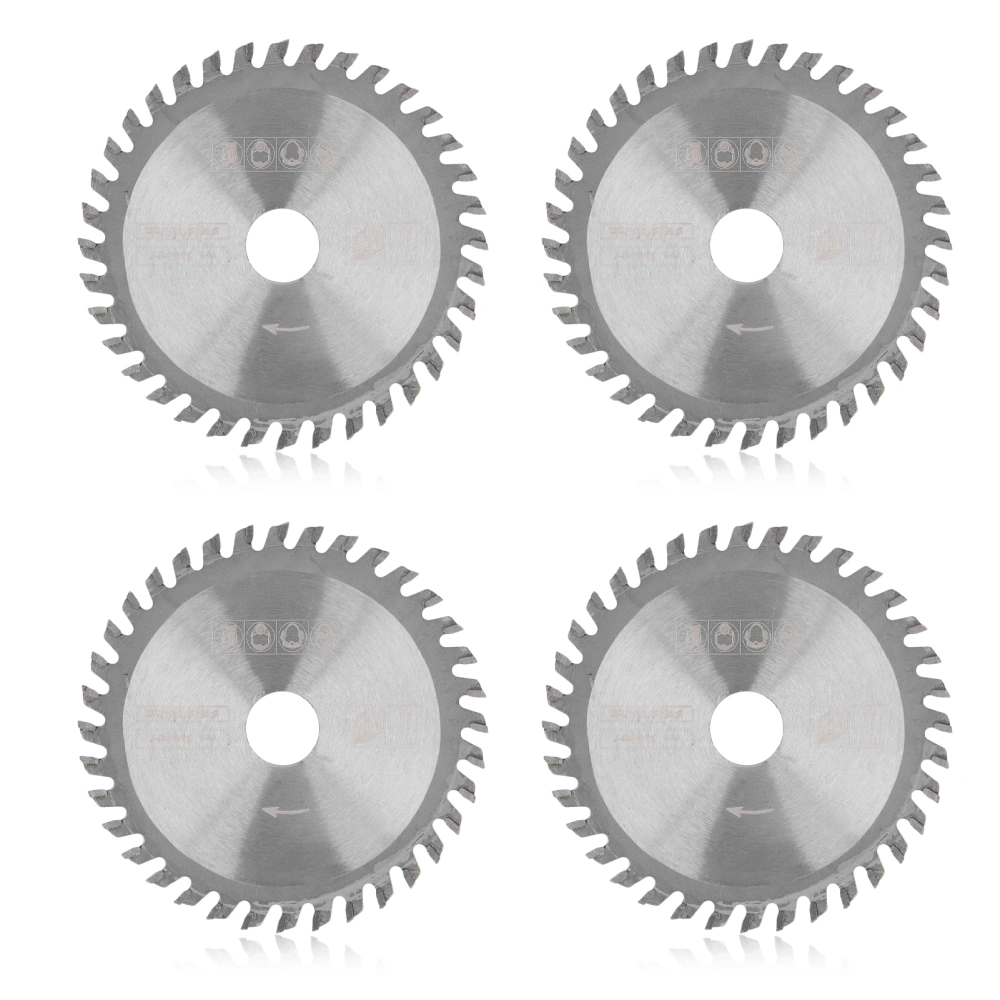 4Pcs Circular Saw Blade Cemented Carbide 36 Teeth Cutting Tool Set Kit for Wood Plastic