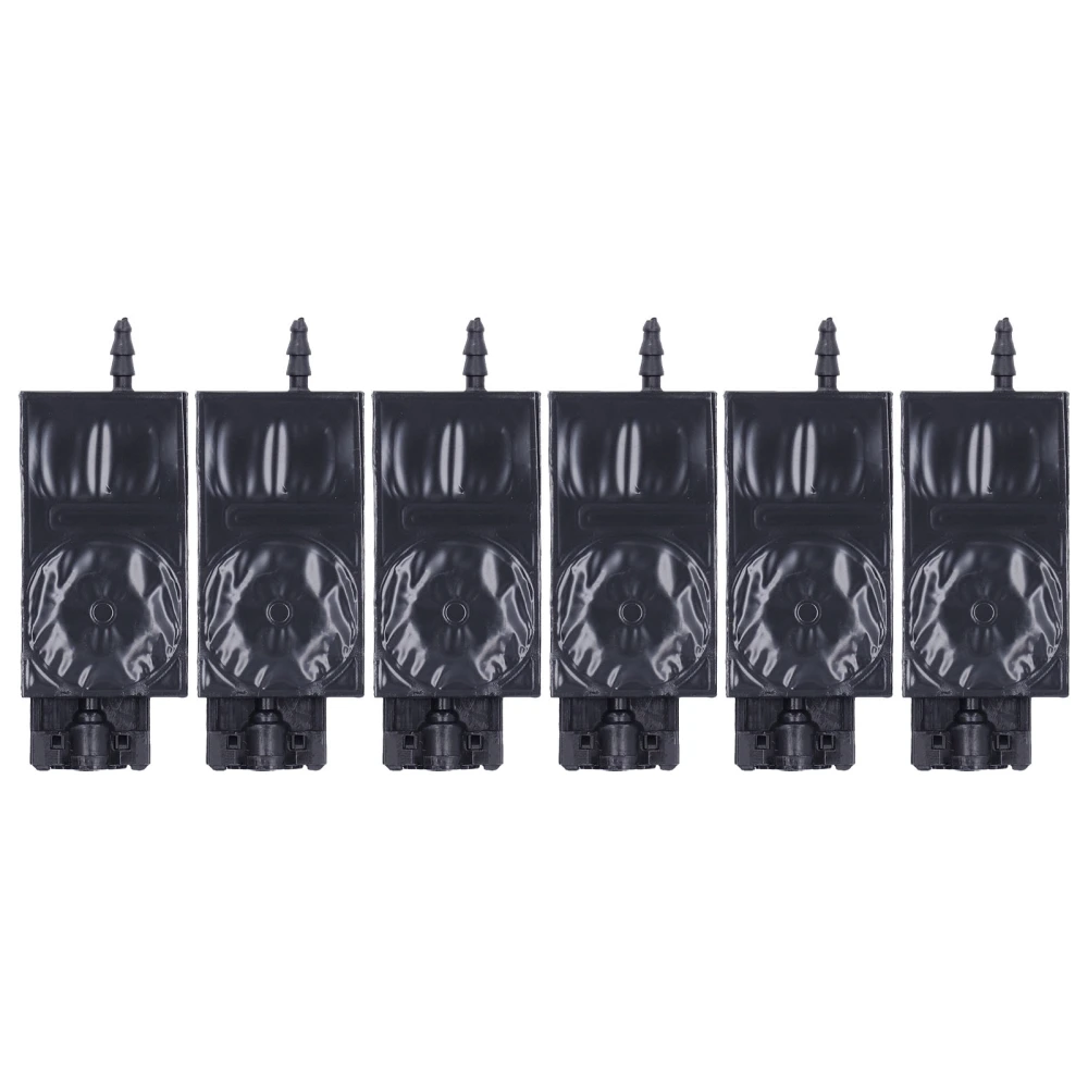 6Pcs Ink Damper Solvent Inkjet Head Rectangular PP Damper Replacement for XP600 PrinterBlack