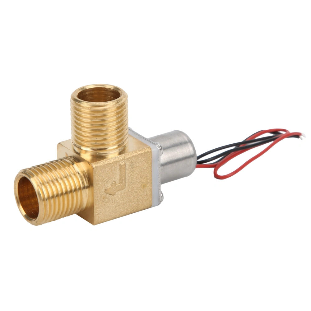 Water Solenoid Valve Electric Metal Normally Closed Accessory Replacement G1/2 DC 4.5V