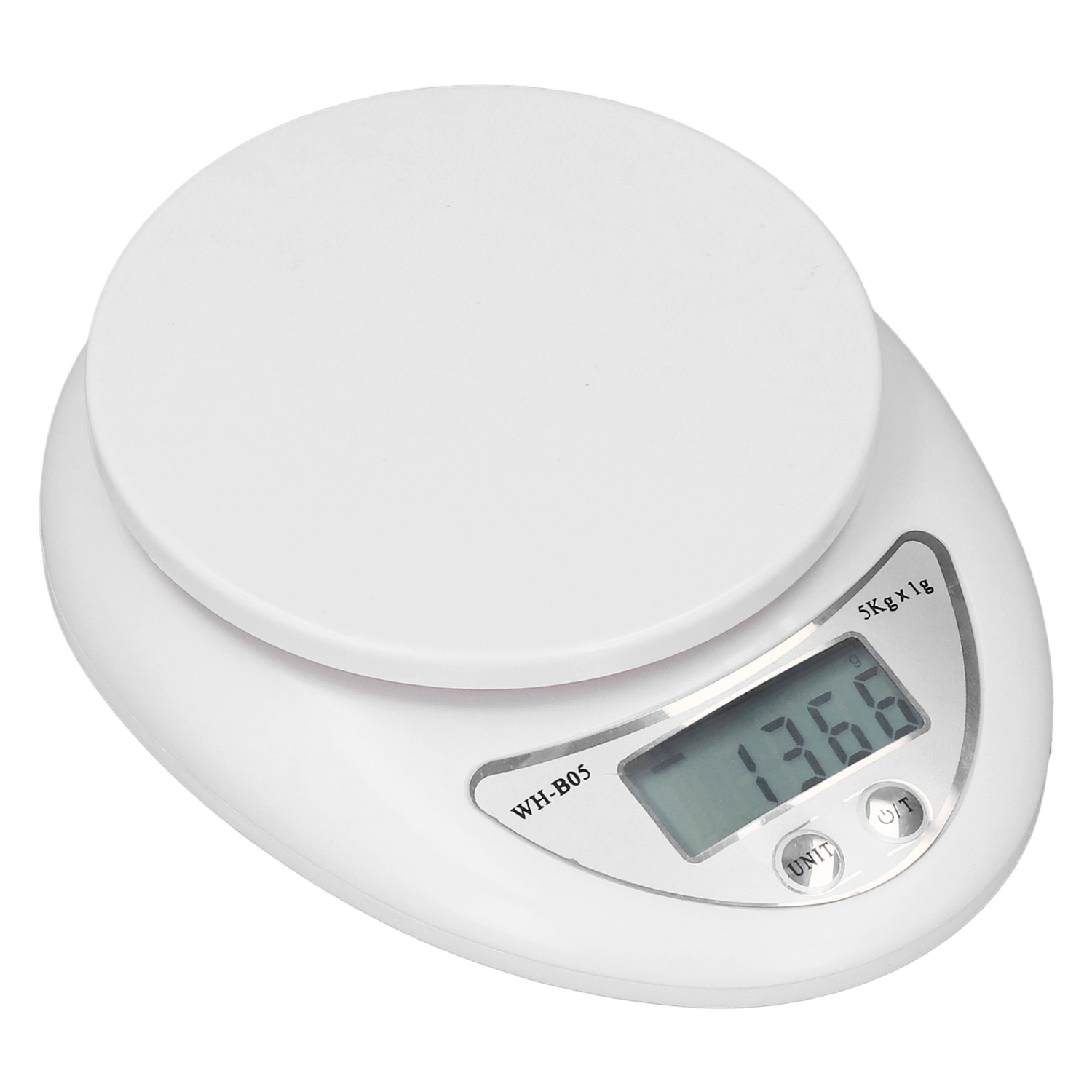 Digital Kitchen Scale 5kg High Accuracy Digital LCD Display Small Food Scale for Weight Loss Baking Cooking