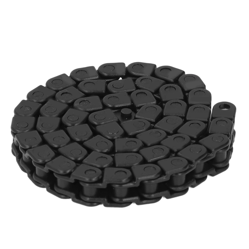 Cable Chain Black Closed Plastic Chains Flexible Wire Carrier 8mm Pitch 400mm Length 50 Links