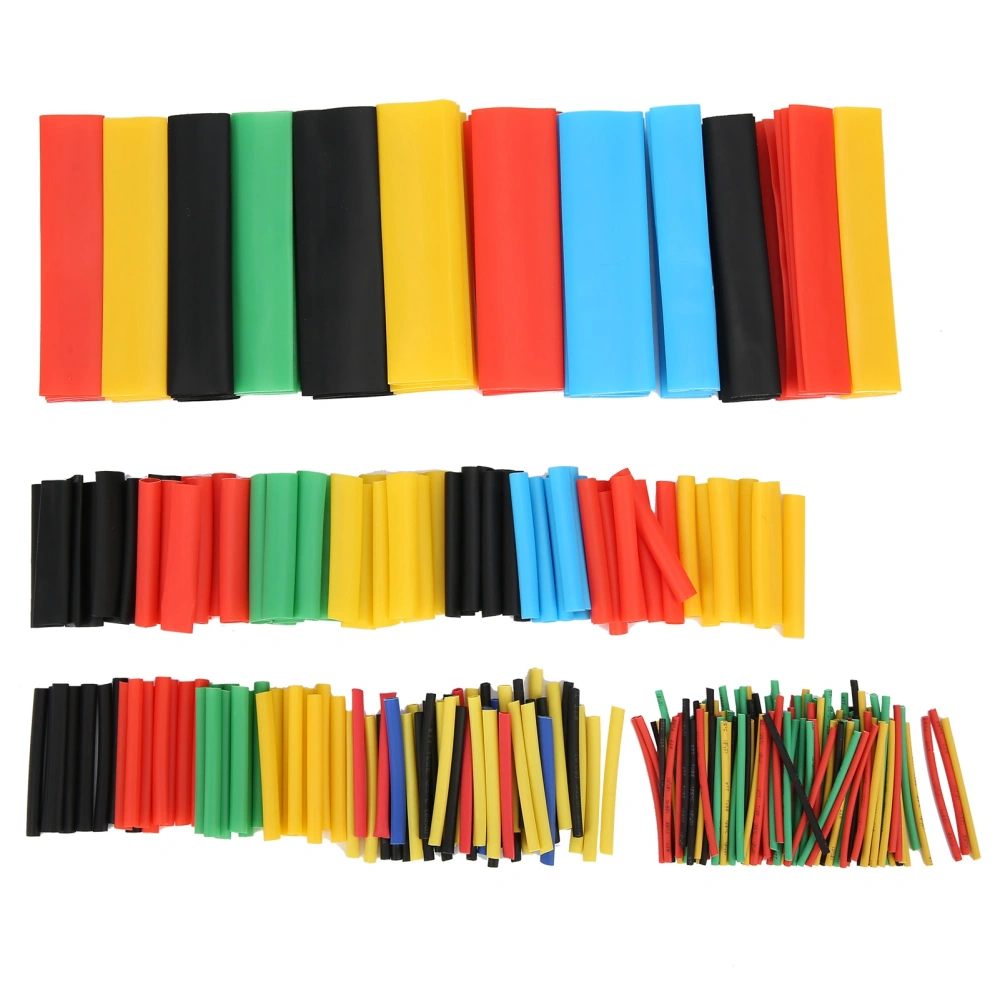 328Pcs Heat Shrink Tube Polyolefin Colorful Cable Sleeves Retractable Kit with 2:1 Shrinkage