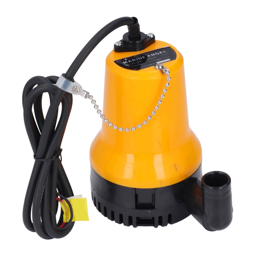 Submersible Pump Bilge Mini 70L/min 5400rpm 45W 4m Lift DC 12V for Fish Tank Boat