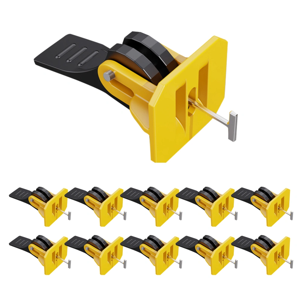 100Pcs Tile Leveler Tile Positioner Tile Leveler Adjuster for 8‑12mm Tiles Tile Leveling System