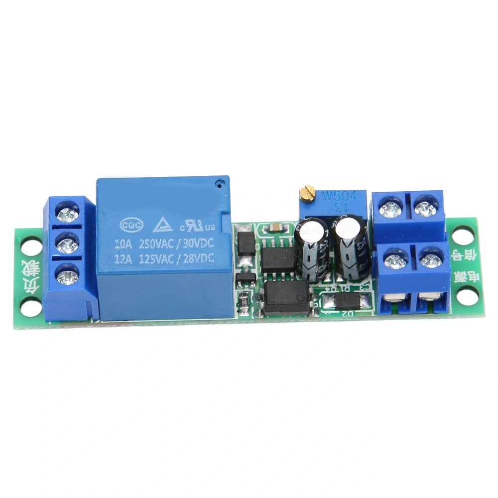 Timer Relay Module 0‑25s Adjustable Delay Switch Board DC 12V Accessory for Home Vehicle