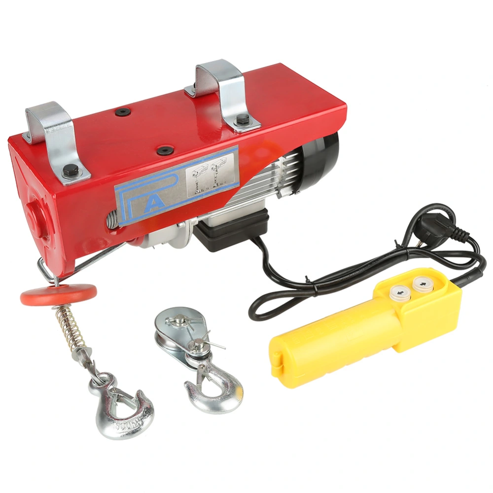 100/200kg Electric Cable Hoist Lifting Wire Hanging Crane EU Plug 220V