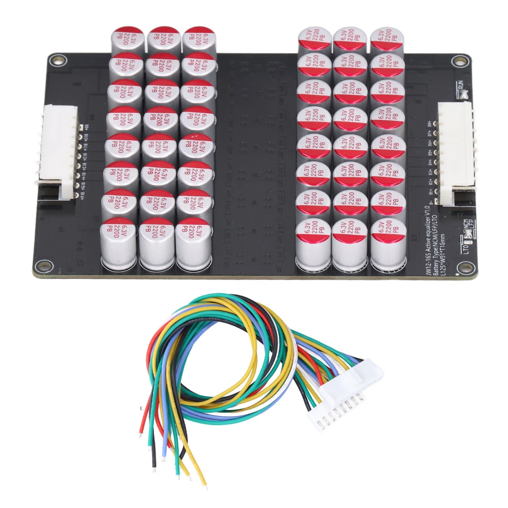 Lithium Battery Balance Board 12‑16S Universal Active Equalizer Module for LTO LPO LFP 1.8V‑4.5V